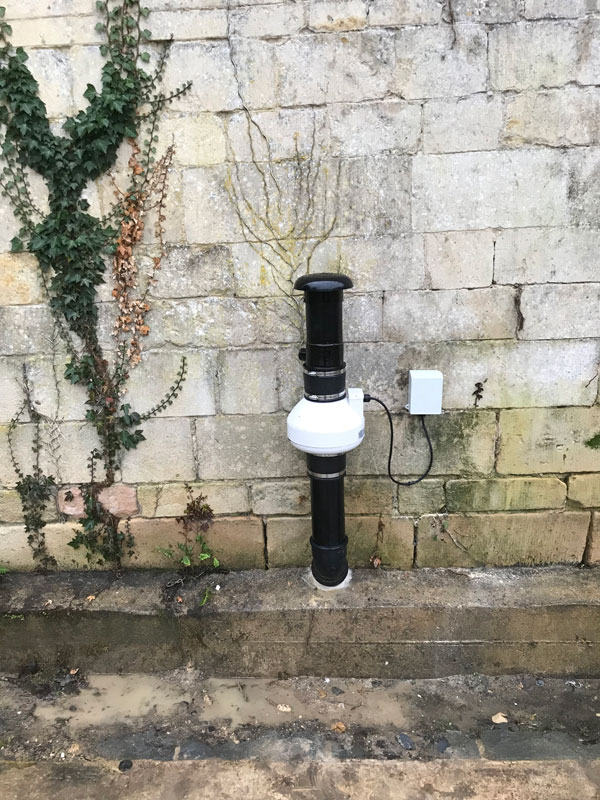 Image of a passive Radon system