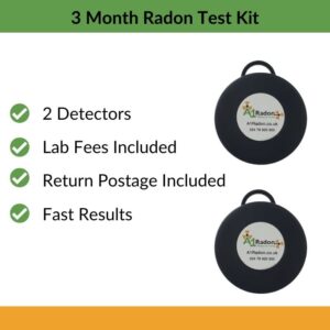 Long Term 3 Month Radon Test Kit